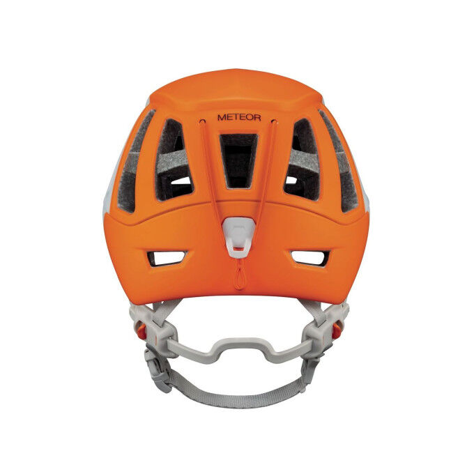 Casco Petzl Meteor White/Orange: leggero e protettivo per l'arrampicata