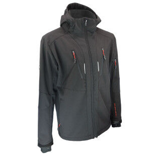 FRENDO LOGAN Men's Softshell Jacket Black