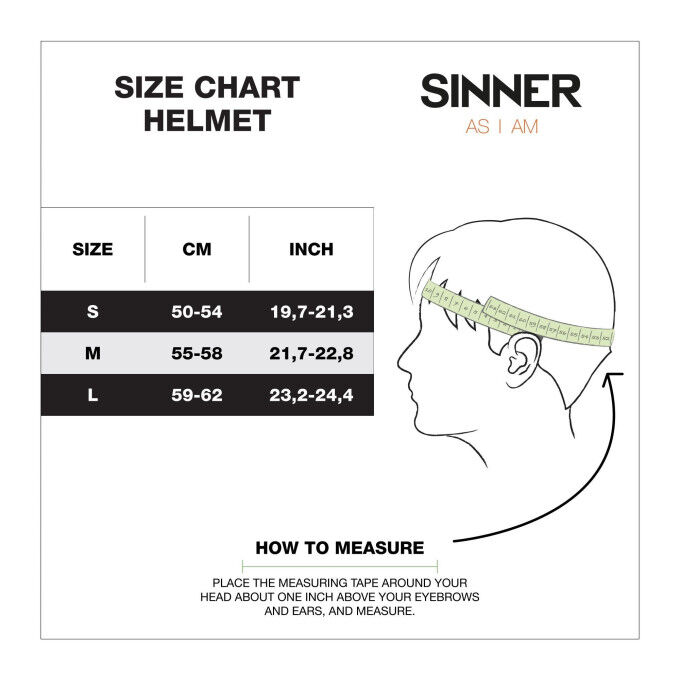 Sinner Crest Matte Light Blue – lightweight, high-performance ski helmet