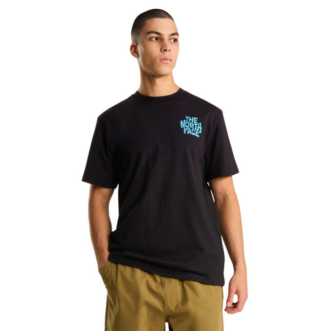 The North Face Drip Logo Graphic Men's T-Shirt - Comfort and casual style