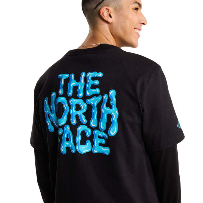 The North Face Drip Logo Graphic Men's T-Shirt - Comfort and casual style