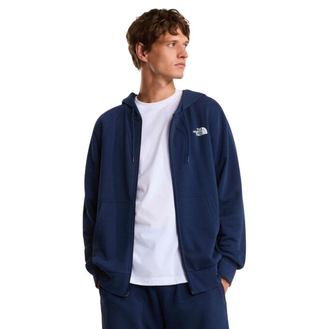 TNF Simple Dome Men's Zip-Up Hoodie - Comfort and outdoor style