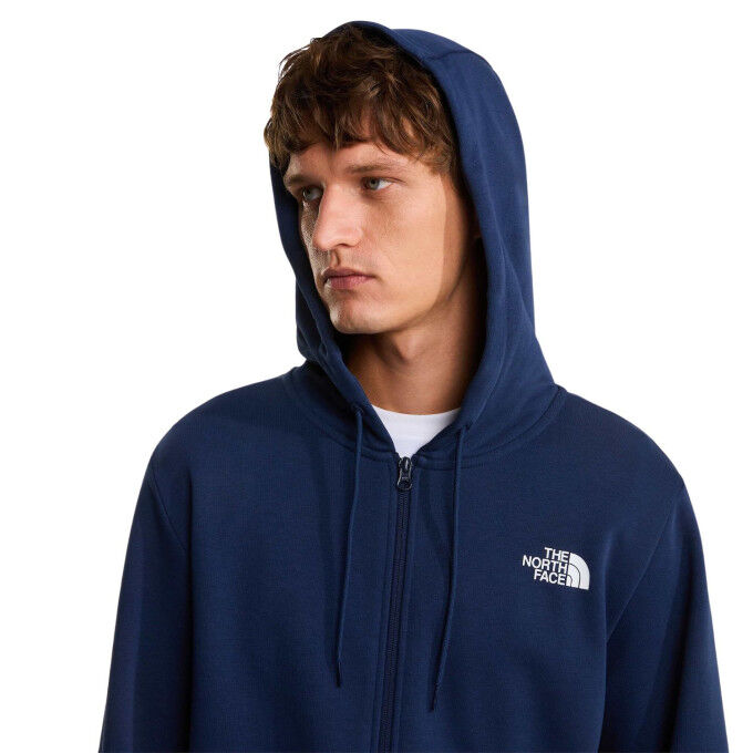 TNF Simple Dome Men's Zip-Up Hoodie - Comfort and outdoor style