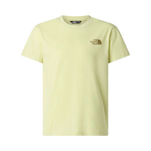 T-shirt enfant TNF Teen Voyage Relaxed – Lemon Mist : confort et style outdoor