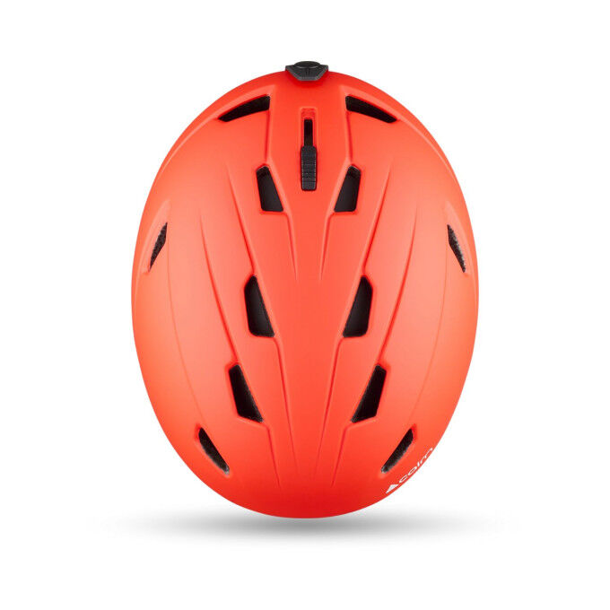 Casco Cairn Electron J - Rojo: protección ligera para jóvenes esquiadores