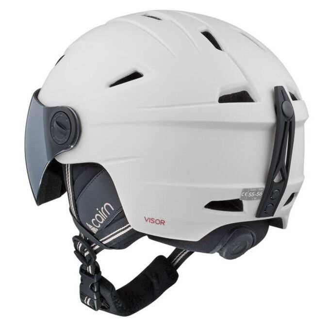 Skihelm mit Visier CAIRN IMPULSE VISOR – Mat White