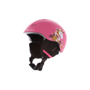 Casque ski Junior Cairn Flow J - Mat Pink Unicorn : protection et confort