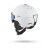Cairn Rise Visor Pure - Matte White: panoramic and secure ski helmet