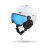 Cairn Rise Visor Pure - Mat White : casque ski panoramique et sécurisant