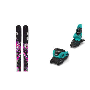 Faction PRODIGY 3 ski package + bindings : Colour - Black, Ski size - 178