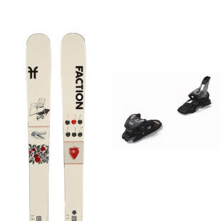 Faction Prodigy 1 Capsule ski pack + bindings : Colour - White, Ski size - 171
