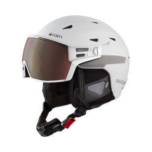 Cairn Shuffle S-Visor Photochromic White: protection, comfort, and adaptive vision