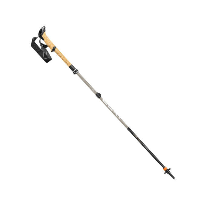 Leki Makalu FX Carbon AS : bâton de marche antichoc pour trekking et alpinisme