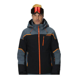 Spyder - Giacca Antipioggia Uomo HYDROWEB 4.0, Impermeabile 20000 Mm, Traspirante, Con Cappuccio, Per Golf E Outdoor