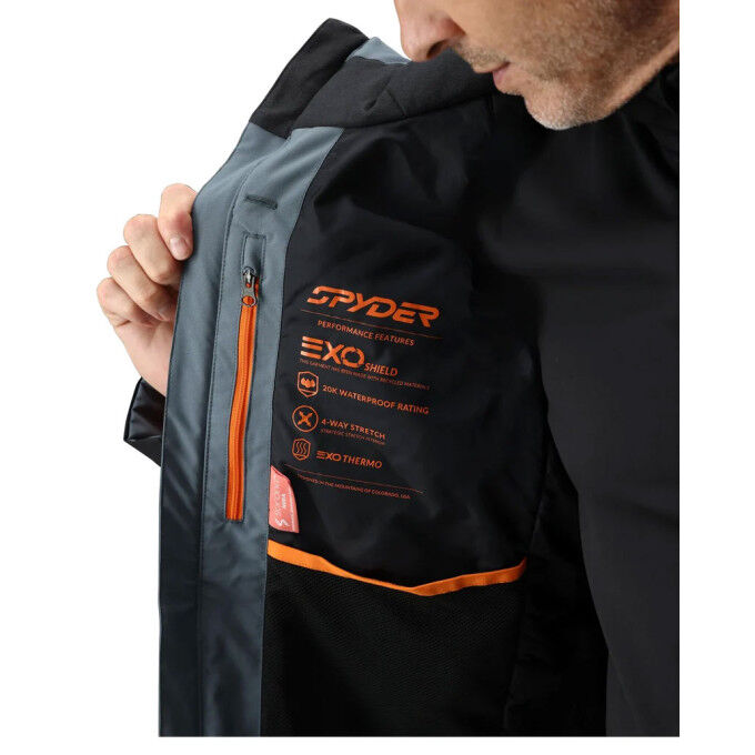 Spyder Chambers Jacket Slate Blue – Men's Ski Jacket | Performance & Style