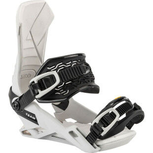 Fijaciones de snowboard Nitro TEAM Grey: rendimiento todoterreno y comodidad superior