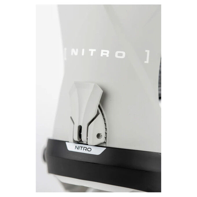 Attacchi da snowboard Nitro TEAM Grey – Prestazioni all-mountain e comfort eccellente