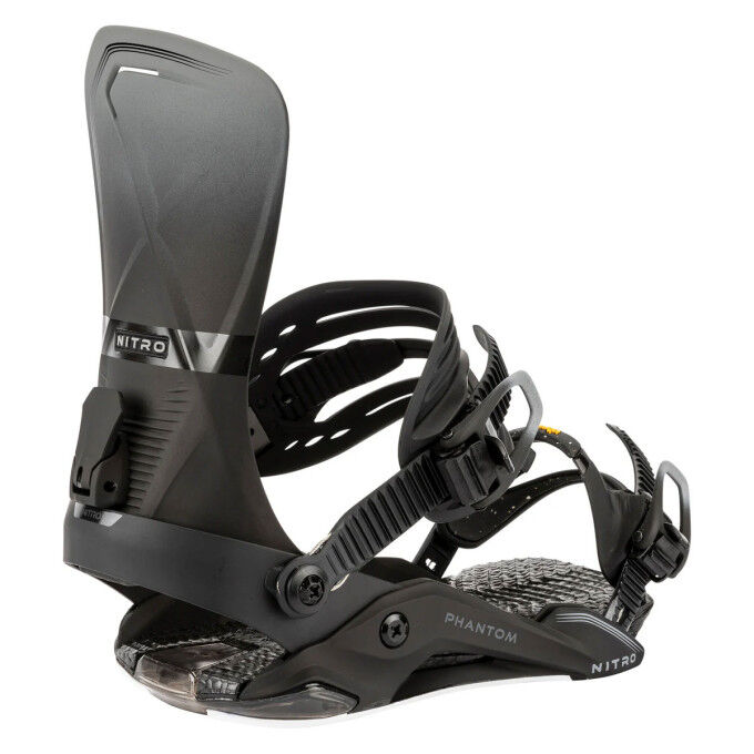 PHANTOM Black Fade snowboard bindings – Responsiveness & comfort for all-mountain riding