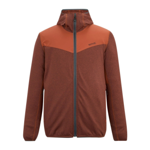 REGATTA Finchdale Stretch Midlayer Men's Base Layer Jacket - BRICK