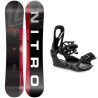 Pack snowboard Nitro TEAM PRO WIDE + fijaciones : Talla de esquí - 162