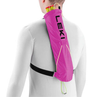 Fodero per bastoncini da trail Leki Neonpink/Black: veloce, leggero e pratico durante la corsa