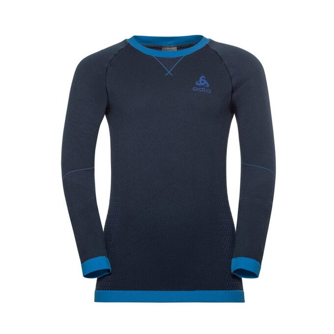 Odlo T-SHIRT ML PERFORMANCE WARM bleu