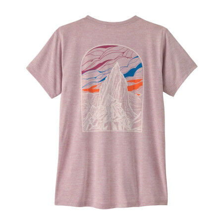 Damen-T-Shirt PATAGONIA Capilene Cool Daily Cloud Crag – QUIET VIOLET