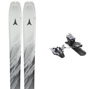 Set da sci Atomic BACKLAND 95 Whiteout + pelli SKIN 95 + attacchi : Dimensioni dello sci - 169
