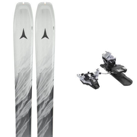 Pack de skis Atomic BACKLAND 95 Whiteout + peaux SKIN 95 + fix : Taille des skis - 169