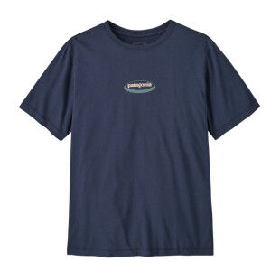 Herren-T-Shirt PATAGONIA '95 Oval Logo – NEW NAVY KALEIDO