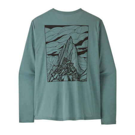 Men's PATAGONIA Capilene® Cool Daily Cloud Crag Long Sleeve T-Shirt