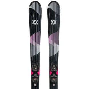 Pack de esquís para niños SHINE JR + 7.0 VMOT JR LADY: aprendizaje fácil