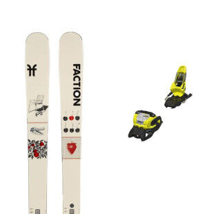 Faction Prodigy 1 Capsule ski pack + bindings : Colour - White, Ski size - 171