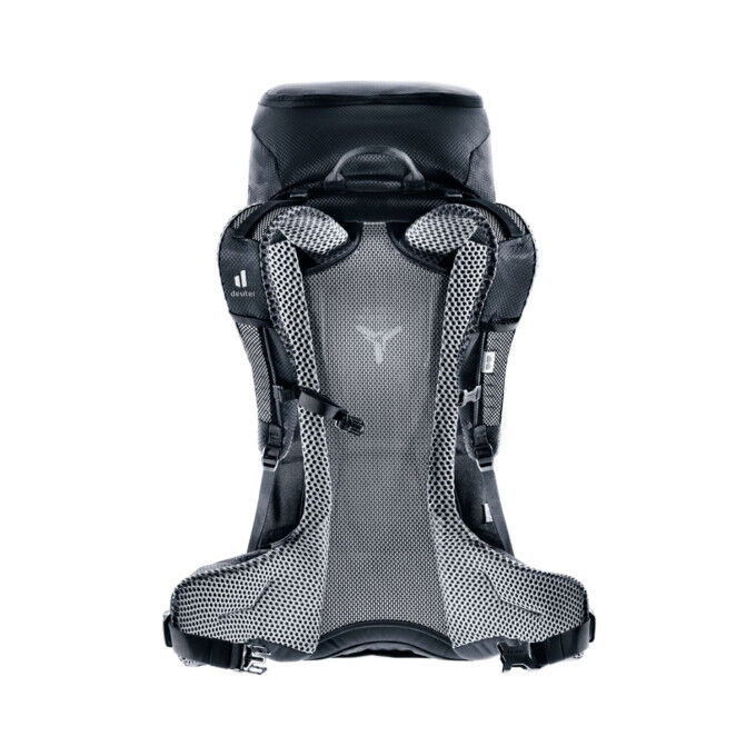 Deuter Futura 34 EL - Negro: mochila de senderismo para personas corpulentas