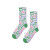 Happy Socks Flowy Flower Green: original and colorful socks