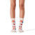 Happy Socks Clothesline Socks - White: fancy and comfortable