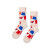 Happy Socks Clothesline Socks - White: fancy and comfortable