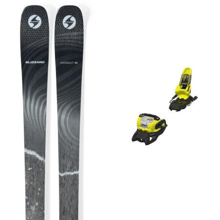 Blizzard ANOMALY 84 ski pack + bindings : Colour - BLACK/GREY, Ski size - 176