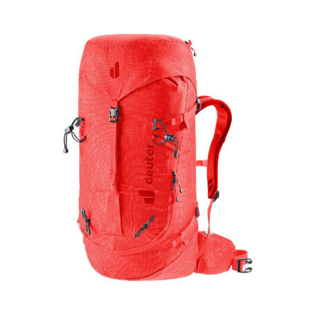 Deuter Guide 32+6 SL Poppy/Crimson: mochila técnica de alpinismo para mujer