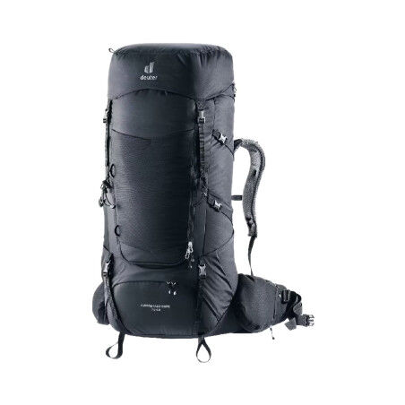 Deuter Aircontact Core 70+10 Black: large-volume, ultra-stable trekking backpack