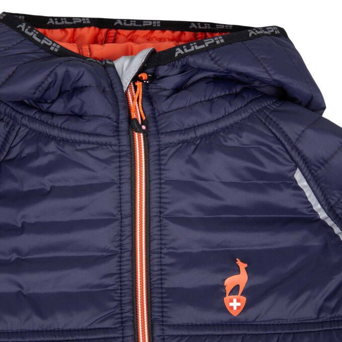 Aulp Sirec Navy boys' hybrid jacket: warmth and freedom of movement