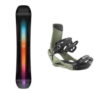Pack de snowboard Nitro TEAM + fijaciones : Talla de esquí - 159