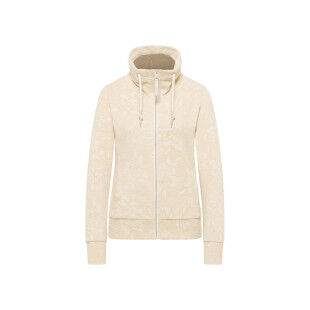 Ragwear Ronette Print: women's hooded jacket with floral design