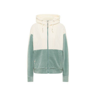Ragwear Colbien Cordy Dusty Green: women's corduroy hoodie