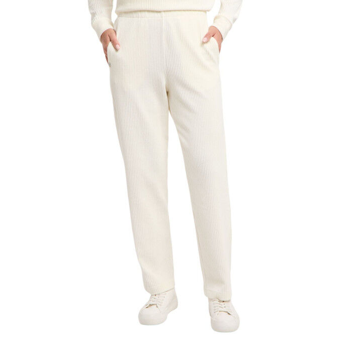 Ragwear Korfy Ivory: pantaloni da donna in velluto comodi e alla moda