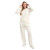 Ragwear Korfy Ivory: pantaloni da donna in velluto comodi e alla moda