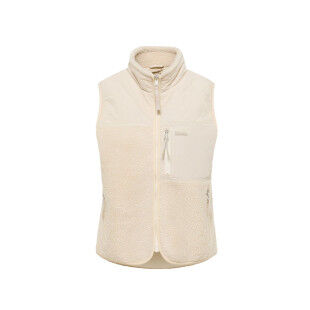 Ragwear Junkin Bonded Women's Vest - Ecru: sporty style and cozy comfort