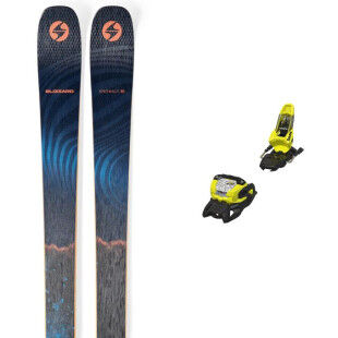 Pack de esquís Blizzard ANOMALY 88 + fijación : Color - AZUL/NARANJA, Talla de esquí - 188