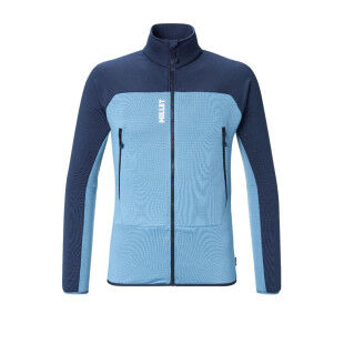 Pile da uomo MILLET FUSION GRID - CORONET BLUE/SAPHIR