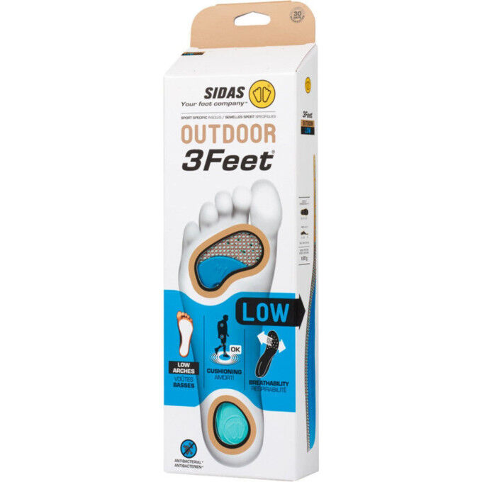 Plantillas para senderismo SIDAS 3Feet® Outdoor Low
